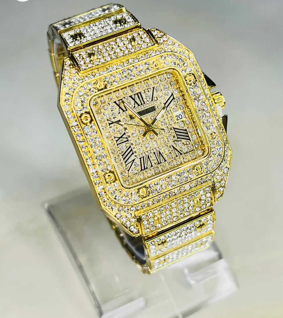 Luxury Full Fashion Diamond Watch for Men and Women