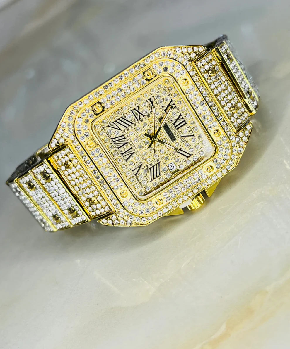 Luxury Full Fashion Diamond Watch for Men and Women