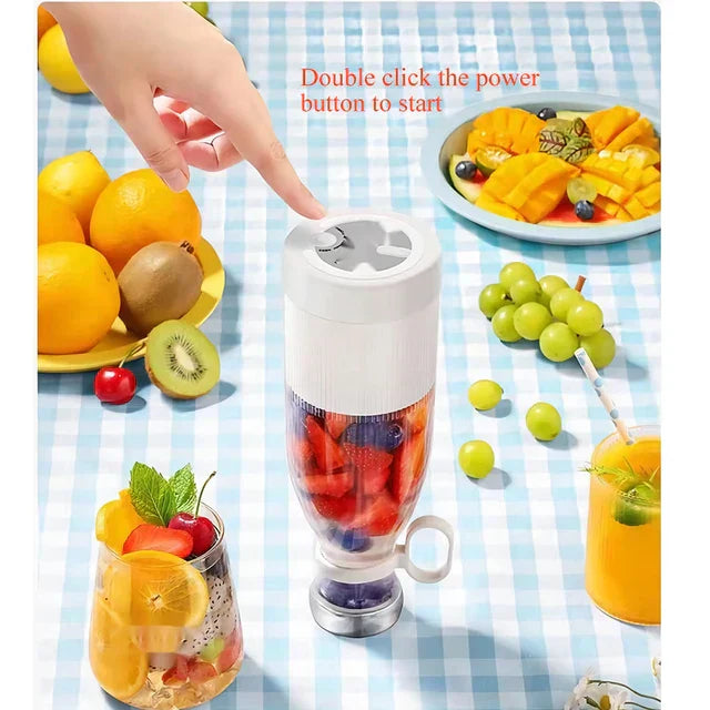 Electric Portable Blender Bottle Usb Rechargeable Fresh Juice Maker Cup